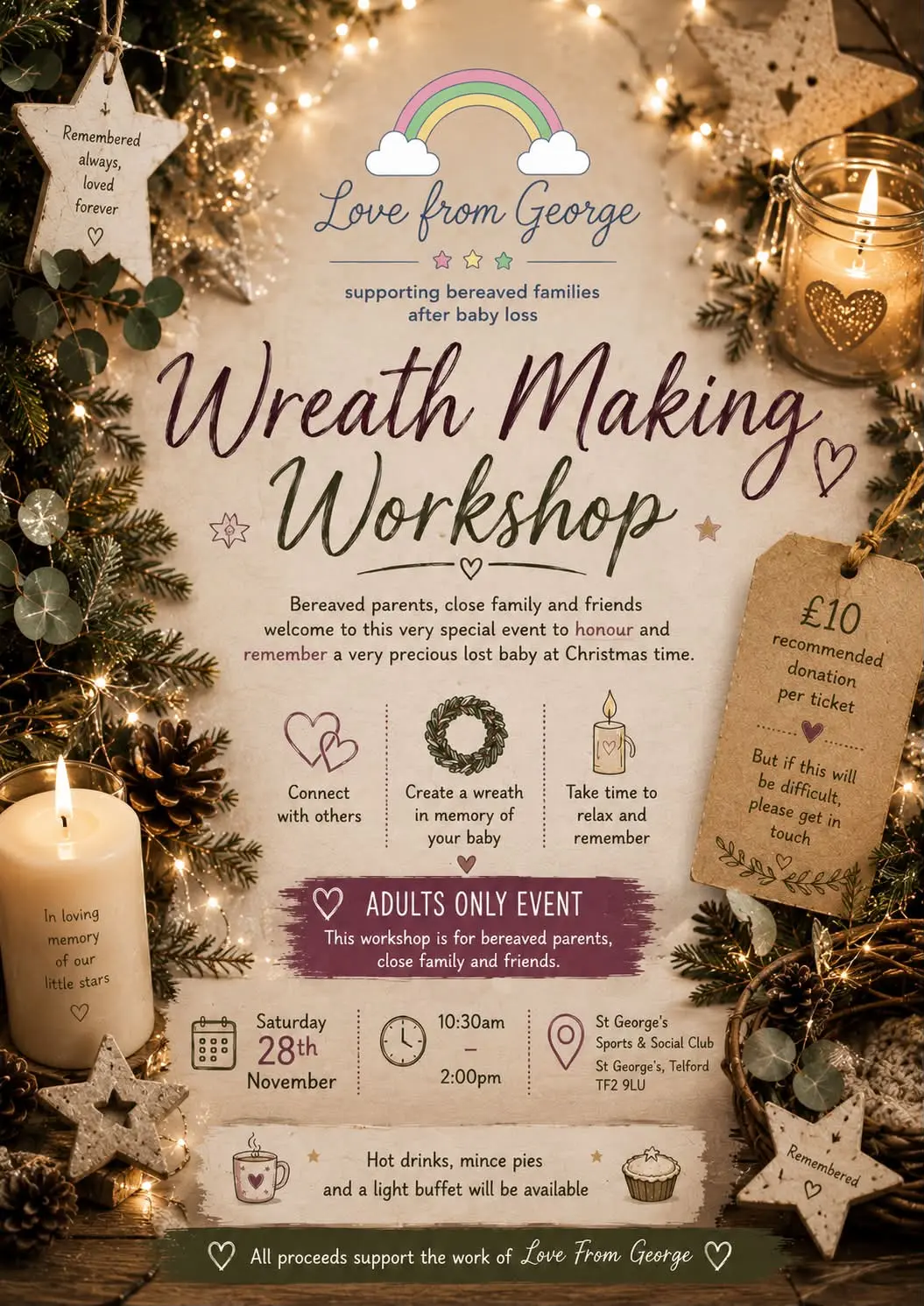 Wreath Making Workshop by Love From George